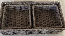 Vtg grey wicker for sale  Huntington Station