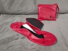 Red foldable pumps for sale  BRISTOL