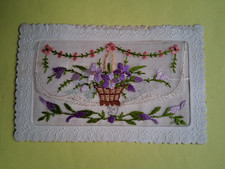 Carte postale brodée d'occasion Carte postale brodée d'occasion  Montrouge
