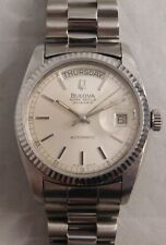Usado, Bulova Super Sevilha Dia e Data SS Todo Original Relógio Suíço Automático Masculino..36mm comprar usado  Enviando para Brazil