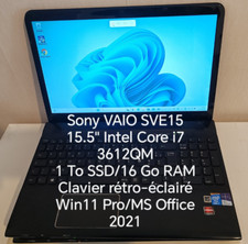 Sony vaio sve15 d'occasion  Angers-
