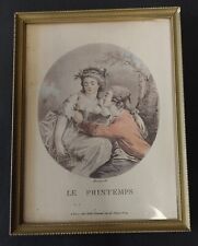 Lithographie lavrince saisons d'occasion  Monts-sur-Guesnes