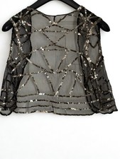 Sheer sequin mesh for sale  WOLVERHAMPTON