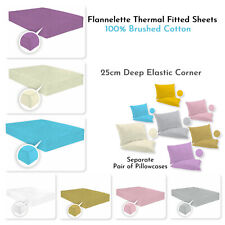 Fitted sheets brushed for sale  ROCHDALE