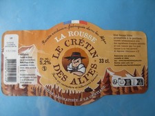 Etiquette bière rousse d'occasion  Envermeu