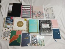 Lote de 14 cadernos planejadores de periódicos forrados em espiral capa dura almofada de mesa comprar usado  Enviando para Brazil