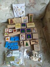 Rubber stamps crafting for sale  GILLINGHAM