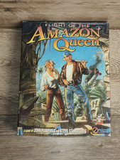 Używany, Flight of the Amazon Queen PC 3,5" Dyskietka Big Box Vintage Gra przygodowa na sprzedaż  Wysyłka do Poland