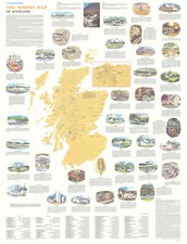Pictorial whisky map for sale  LONDON