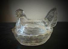 Huhn pressglas butterdose gebraucht kaufen  Ovelgönne
