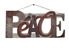 Peace rustic metal for sale  Powell