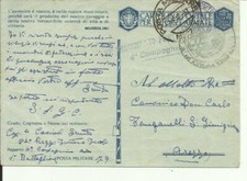 Cartolina militare franchigia usato  Piombino