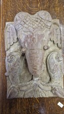 Elephant head carving for sale  SPALDING