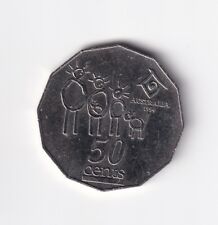 AUSTRALIANO: 1994 50 CENTAVOS ANO DA FAMÍLIA MULTA MOEDA CIRCULADA  comprar usado  Enviando para Brazil