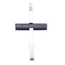 Acero Inoxidable" Pero You Are My Solo "Cruz Colgante, Libre Cuenta Bola Cadena comprar usado  Enviando para Brazil