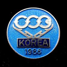 1986 Korea Skating Union patinação artística, patinação de velocidade, pino de patinação de pista curta comprar usado  Enviando para Brazil