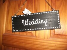 Wedding sign hanging for sale  THATCHAM