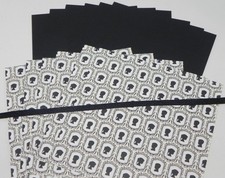 Usado, SILHUETA CAMEO PRETA 6 X 6 PAPEL DESIGNER A2 FITA CARTOLINA CARTOLINA CARIMBO comprar usado  Enviando para Brazil