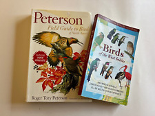 Lot 2 Peterson Field Guide to Birds of North America & Birds of West Indies segunda mano  Embacar hacia Argentina