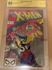 Uncanny X-Men #248 CBCS 8.0 ASSINADO POR JIM LEE!/JM 1ª ARTE DE SEMPRE X-MEN!  CHAVE, não CGC comprar usado  Enviando para Brazil