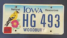 Iowa license plate for sale  Orangevale