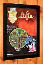 1996 Lufia Videogame Game Boy Vintage Pequeno Pôster Promocional Anúncio/Página Emoldurada comprar usado  Enviando para Brazil