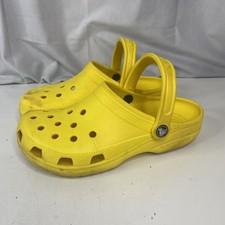 Crocs Original Clássico Tamancos Sapatos Sandálias Amarelo Brilhante Unissex Masculino 5 Feminino 7 comprar usado  Enviando para Brazil