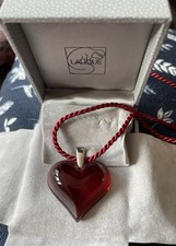 Lalique red heart for sale  CHRISTCHURCH