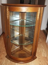 Oak curio corner for sale  Salina