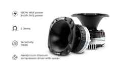 Driver de compressão DS18 2" 8-Ohm 680W titânio e kit de buzina de alumínio PRO-DKN1XS comprar usado  Enviando para Brazil