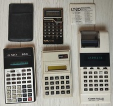 Lot calculatrice ancienne d'occasion  Combourg