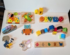 Wooden jigsaw puzzles for sale  Hempstead