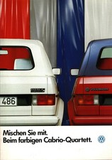 Prospekt golf cabrio gebraucht kaufen  Usingen