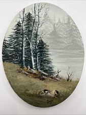 Oval hand painted for sale  Clinton