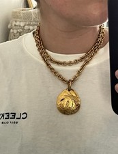 Chanel vintage gold for sale  WALSALL