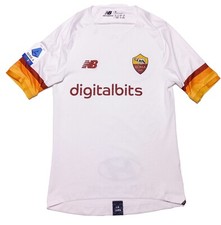 Usado, Camiseta de futebol masculina branca NEW BALANCE AS Roma 2021-22 pequena P comprar usado  Enviando para Brazil