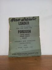 Fordson major hydraulic for sale  MALDON