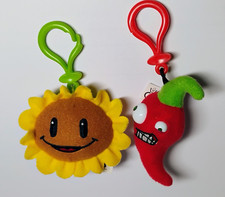 Clipes de pelúcia Jazwares Plants vs Zombies amarelo girassol e vermelho Jalapeno 2014 comprar usado  Enviando para Brazil