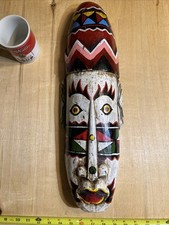 Vtg wooden mask for sale  Lake Geneva