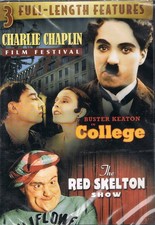 Triple feature-Charle Chaplin Film Festival-Buster Keaton in College-The Red Ske, usado comprar usado  Enviando para Brazil