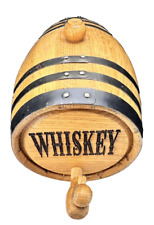 Usado, Barril de uísque 2 litros American Oak Rum Bourbon bandas de metal envelhecido 6" D e 7 3/4"L comprar usado  Enviando para Brazil