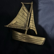 Brass sail boat for sale  LONDON