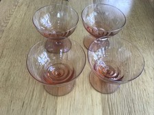 Libbey pink glass for sale  ILKESTON