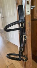 Black leather cob for sale  HALIFAX