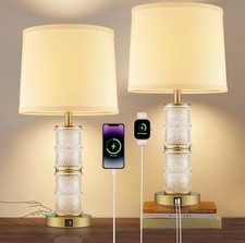 Crystal bedside lamps for sale  Van Nuys