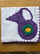 Toalha de mão bordada personalizada feita à mão 18x18 polegadas comprar usado  Enviando para Brazil