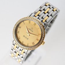 Omega De Ville Prestige donna 2010 lunetta oro 52 diamanti 413.25.27.60.05.001 comprar usado  Enviando para Brazil