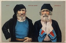 Cartolina costumi sardi usato  Roma