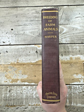 1914 Antique Agriculture Book "Breeding of Farm Animals" Harper, Rare comprar usado  Enviando para Brazil
