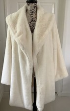 Ladies cream faux for sale  HAVERFORDWEST